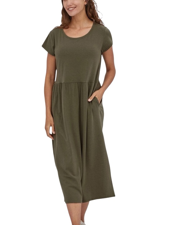 Patagonia Dresses & Skirts - Patagonia Kamala T shirt dress in Basin green